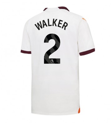 Maillot de foot Manchester City Kyle Walker #2 Extérieur 2023-24 Manches Courte